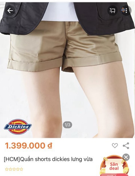 Quần short kaki nữ DICKIES