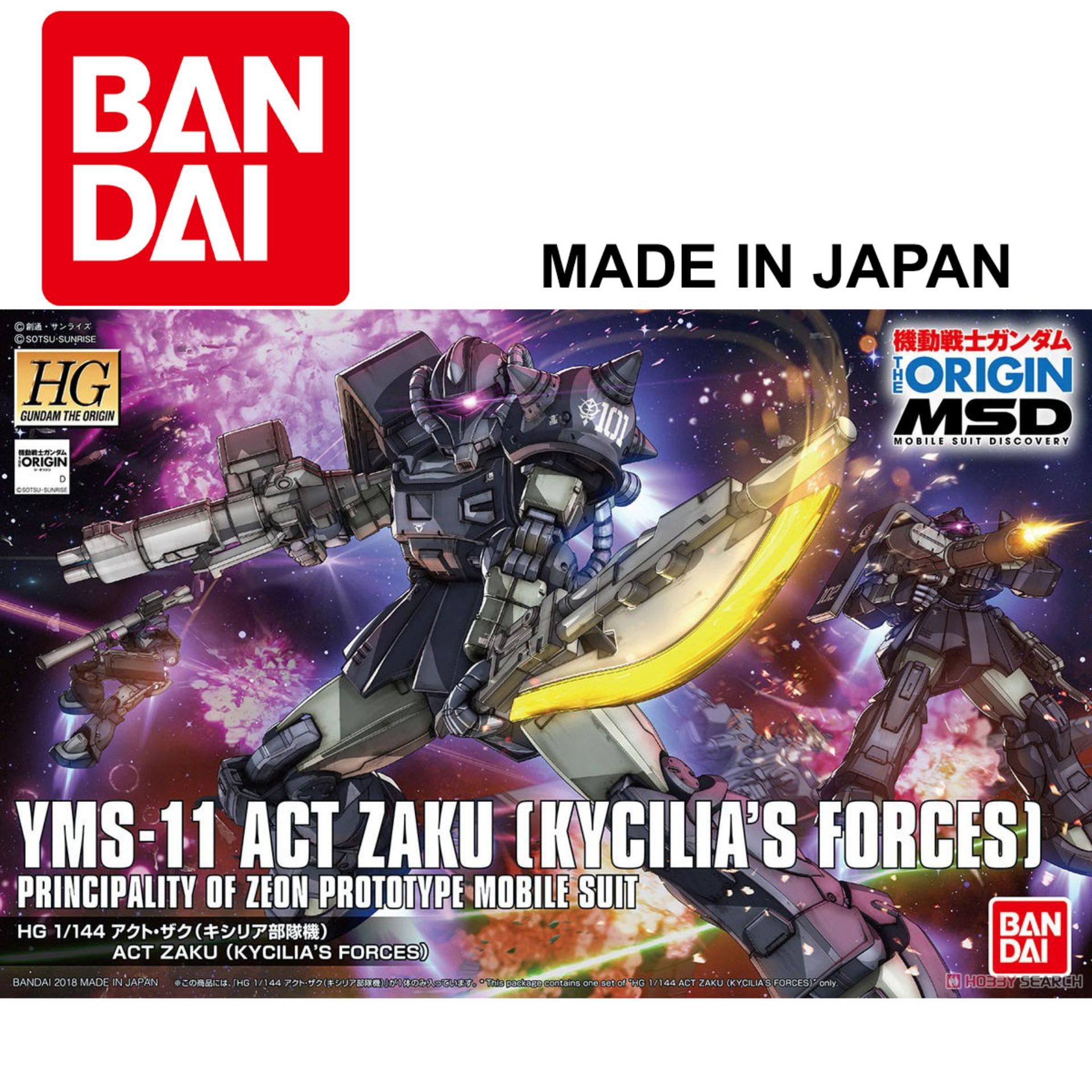 Mô hình gundam bandai 1/144 hg gto yms-11 act zaku serie hg gundam the origin