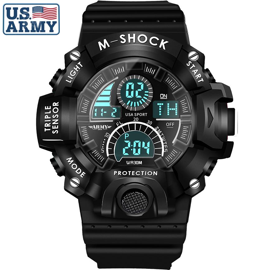 [HCM]Đồng hồ Nam ARMY USA Chống Nước Siêu Bền - Thương Hiệu Cao Cấp từ Mỹ