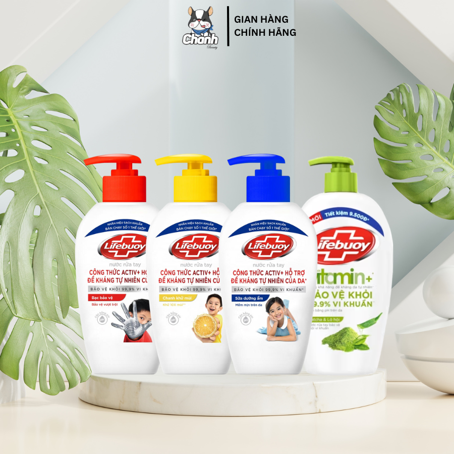 Nước rửa tay lifebuoy chai 450g