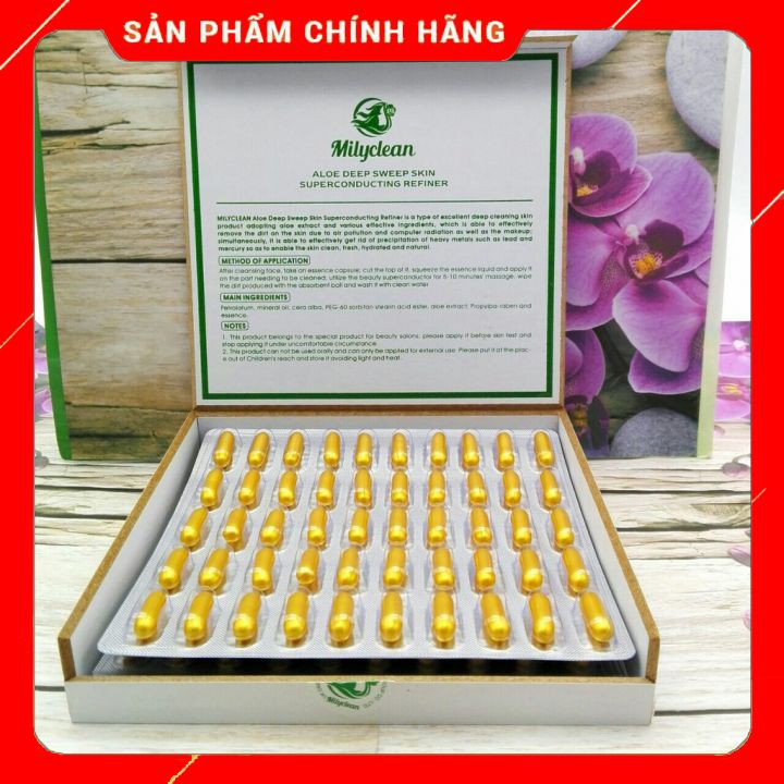 [ HÀNG CAO CẤP ] Hộp Viên Hút Chì Thải Độc Da Mặt Haosani 50V, 100v Chính Hãng