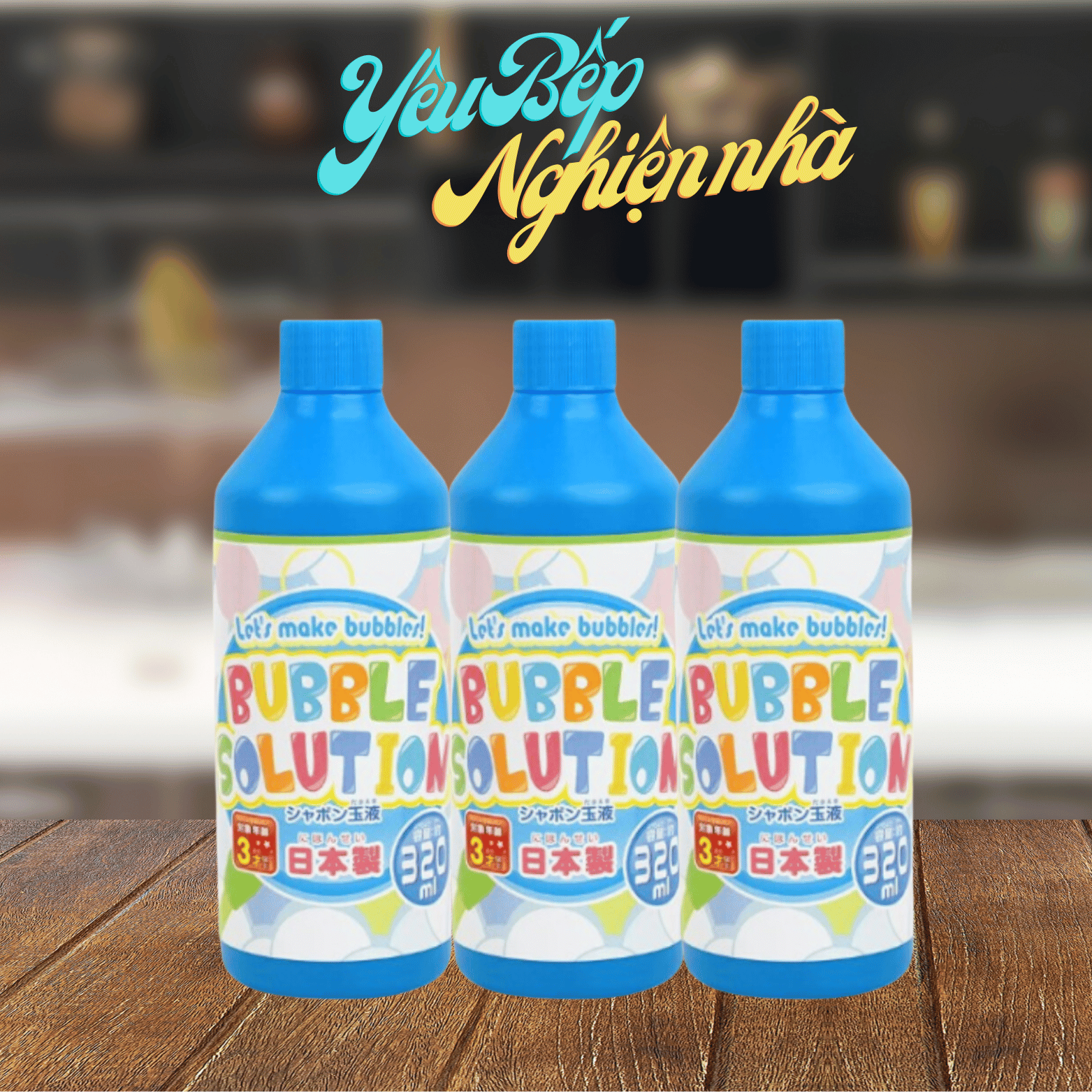 HCM Chai nước thổi bong bóng xà phòng 320ml Nội Địa Nhật Bản - Kokubo