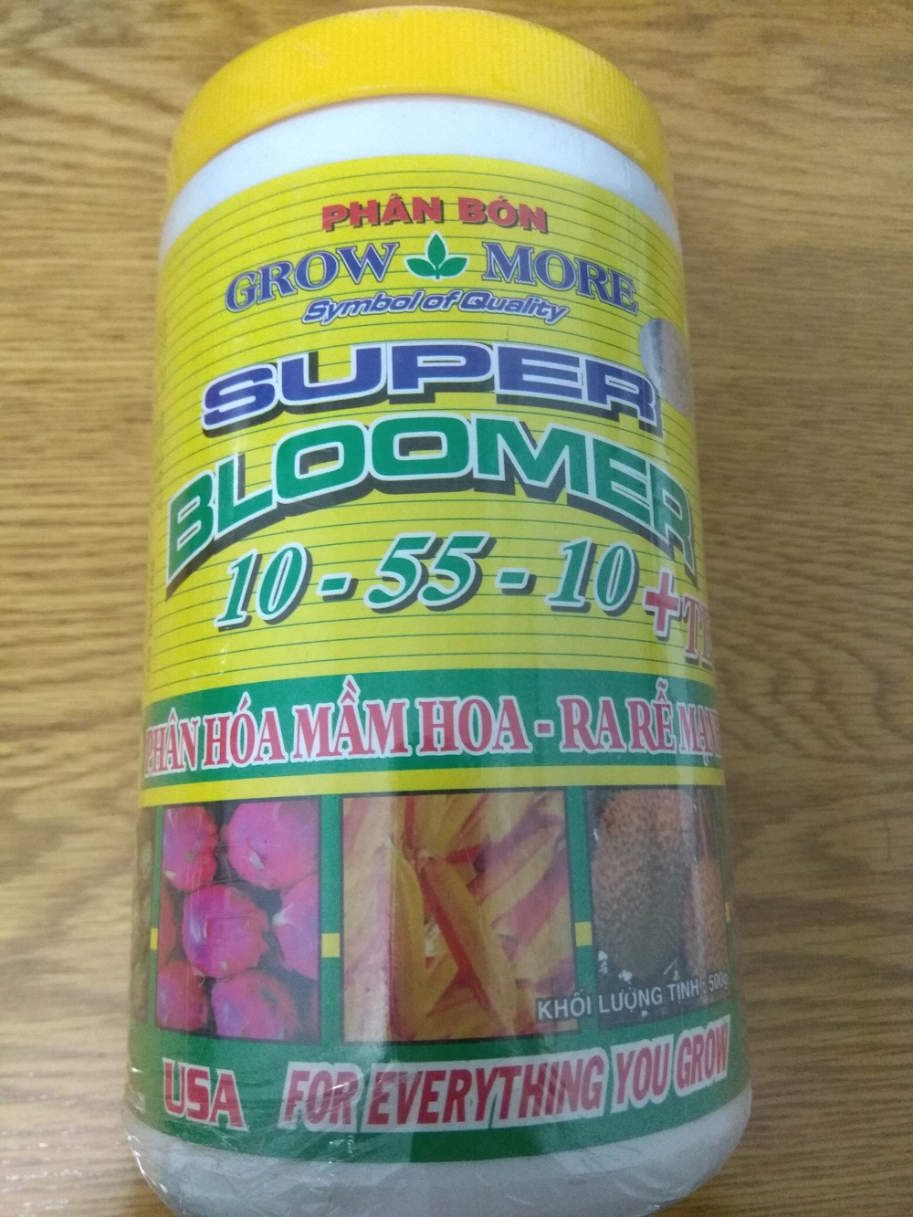 [HCM]Phân bón lá Grow more NPK 10-55-10 - chai 500 gram