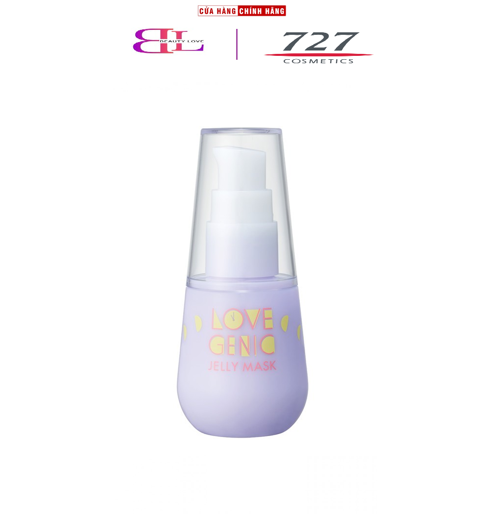 Mặt nạ dưỡng da dạng thạch ban đêm tái tạo da hư tổn 727 Vina Love Genic Jelly Mask 48g