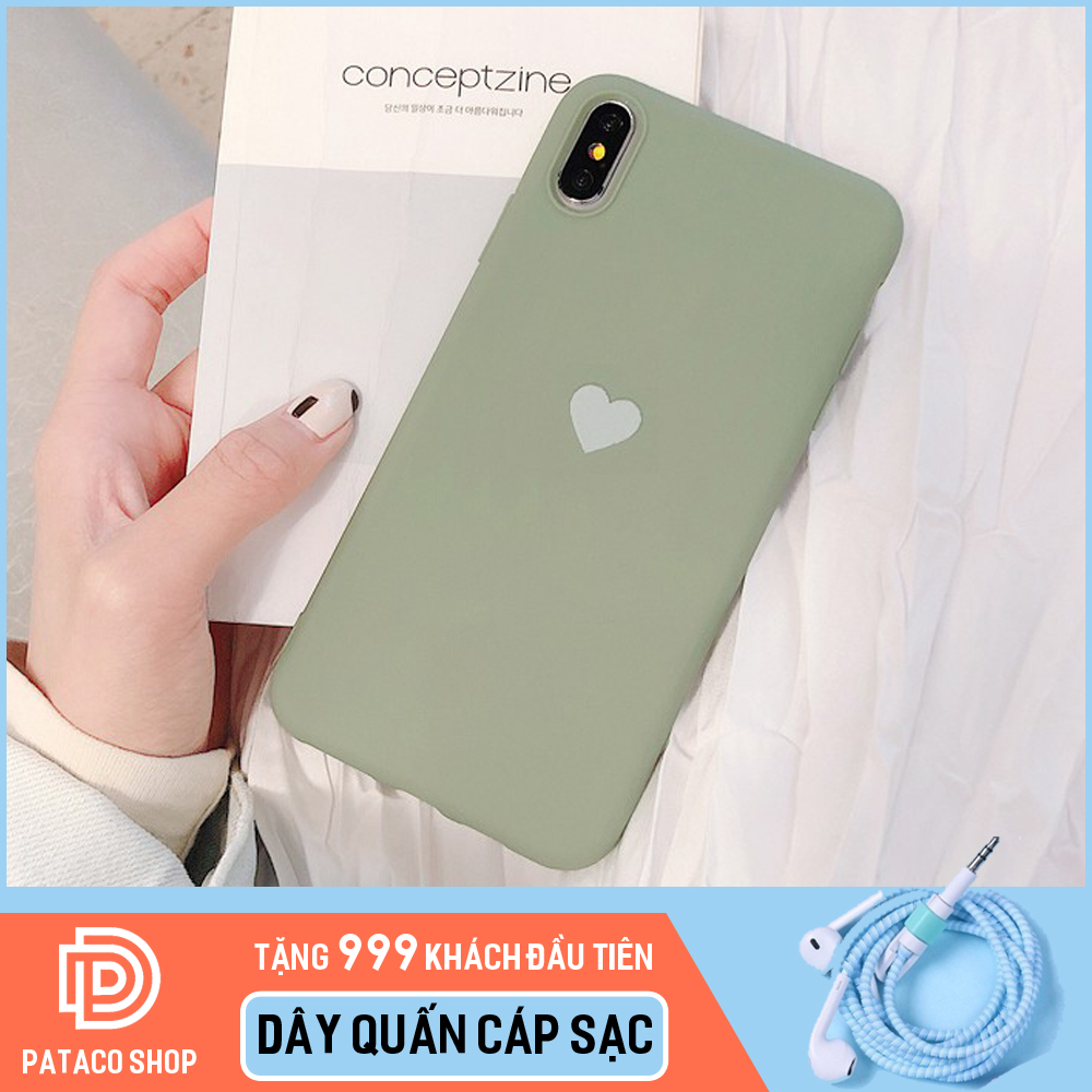 Ốp lưng iphone hình trái tim Lovely CAKO49 chất silicon dẻo chống sốc, chống bám bụi, chống bẩn 5/5s/6/6plus/6s/6s plus/6/7/7plus/8/8plus/x/xs/xs max/11/11 pro/11 promax
