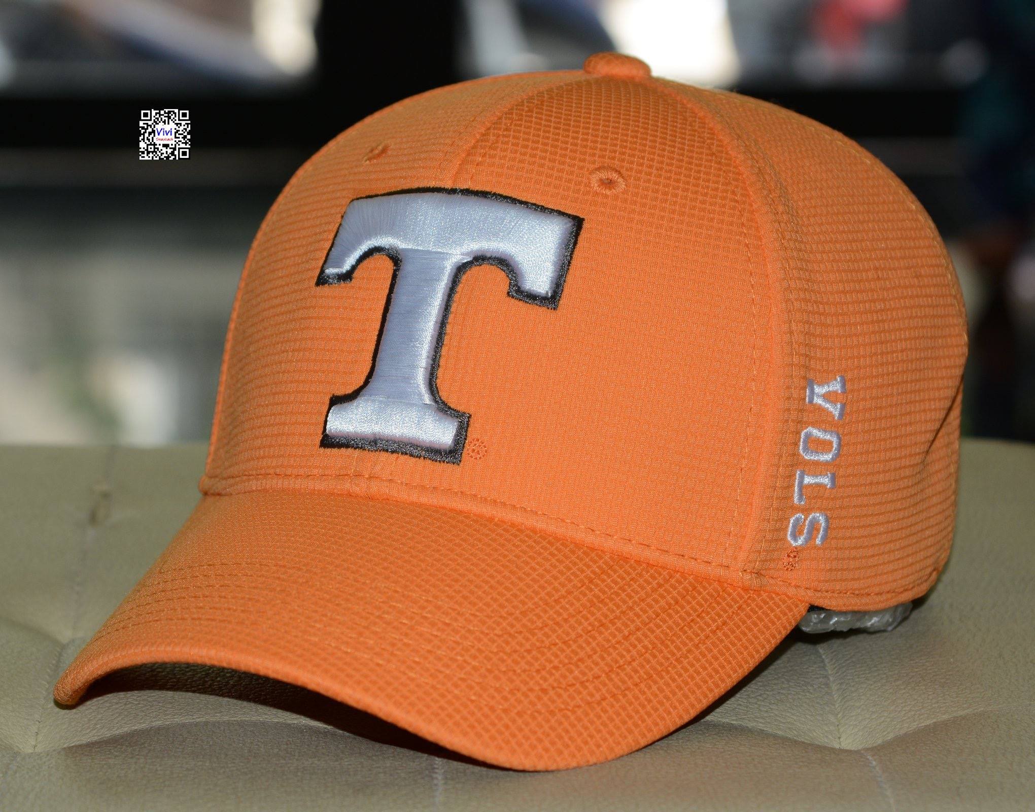 Mũ lưới bít đuôi thể thao ,nón lưỡi trai thời trang chữ T cam,nón kết pít đuôi nam nữ Tennessee Booster Plus Hat,Memory Fit Cap