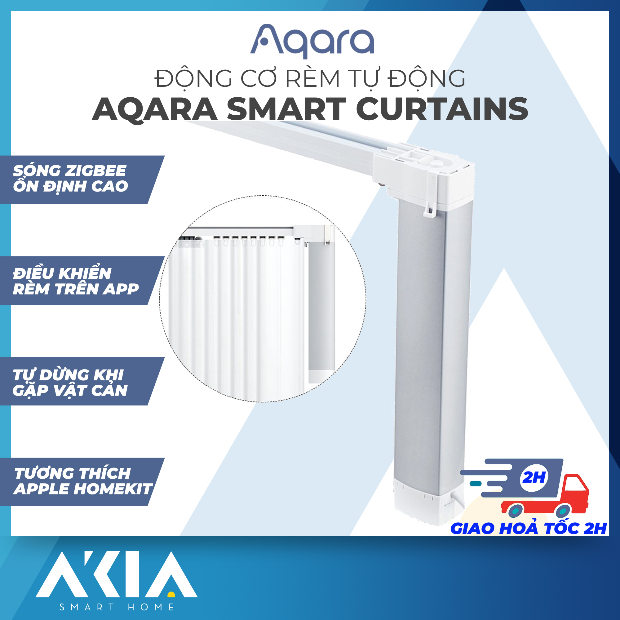 Động Cơ Rèm Thông Minh Aqara Smart Curtain ZNCLDJ11LM