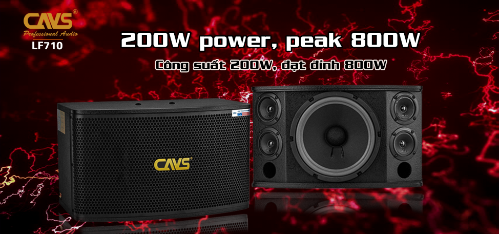 [HCM]Loa karaoke CAVS LF710-Hàng chính hãng