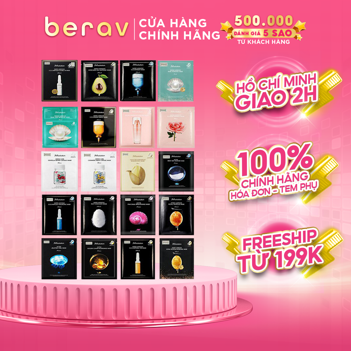 Mặt Nạ Chăm Sóc Da Toàn Diện JM solution Mask 30ml