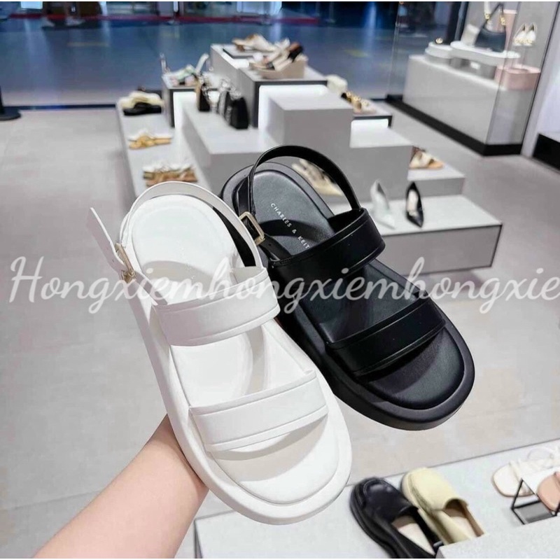Dép sandal cnk hot 2 màu đen và trắng