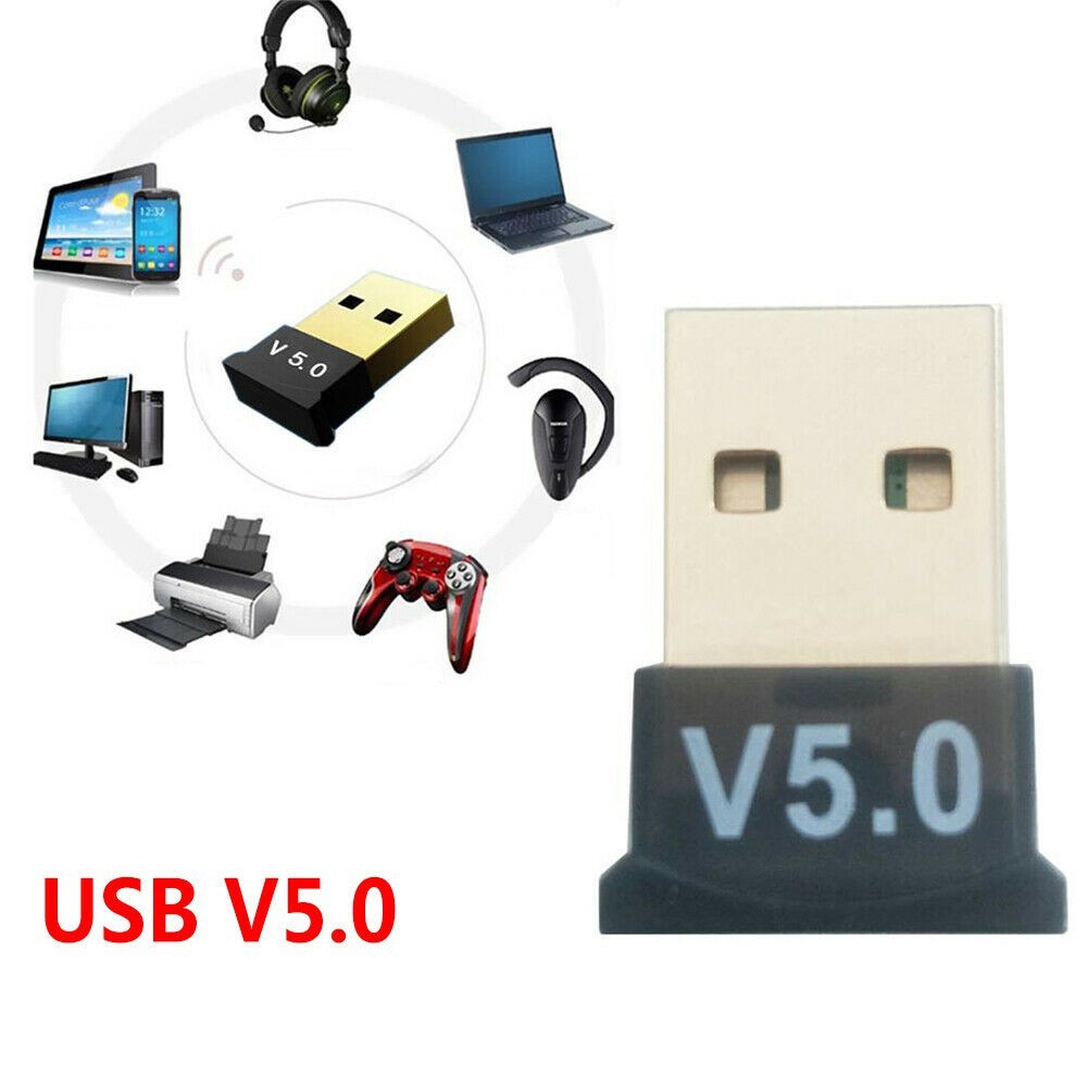 USB Bluetooth 5.0 bổ sung bluetooth cho máy tính để bàn, cho laptop bị hỏng bluetoothUSB V5.0 CSR DONGLE | Shopee Việt Nam