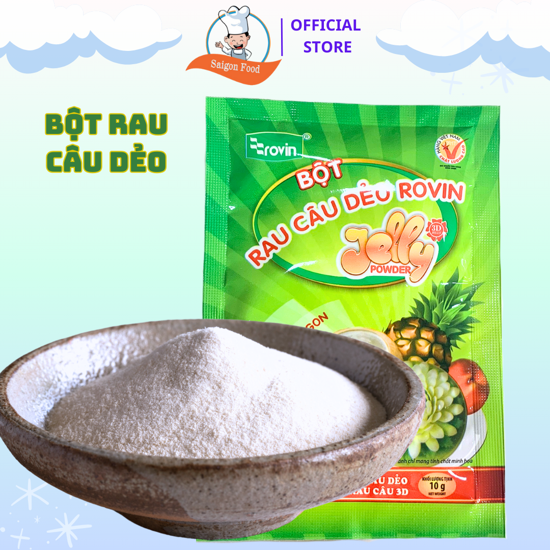 1 gói bột rau câu giòn hoàng yến 25g