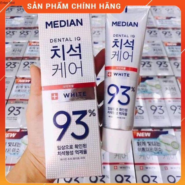 [HCM]Kem Đánh Răng Median White 93% Hàn Quốc 120gr-Hàng Xách Tay Nét Việt