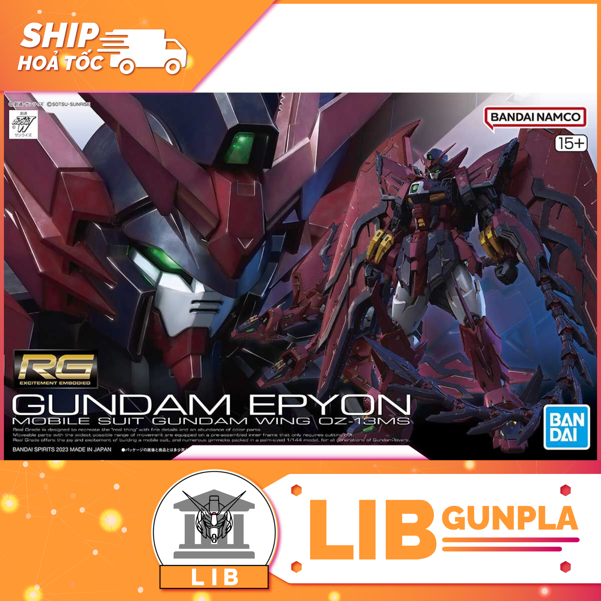 Mô hình lắp ráp Bandai Gundam RG 1/144 Gundam Epyon