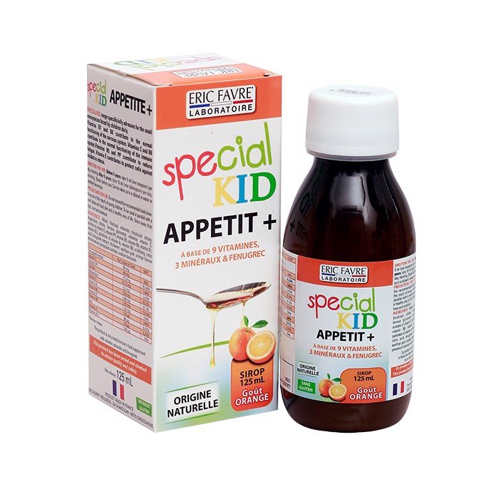 Siro Hỗ Trợ Tiêu Hóa Special Kid Appetit+ Eric Favre Vị Cam 125Ml ăn ngon