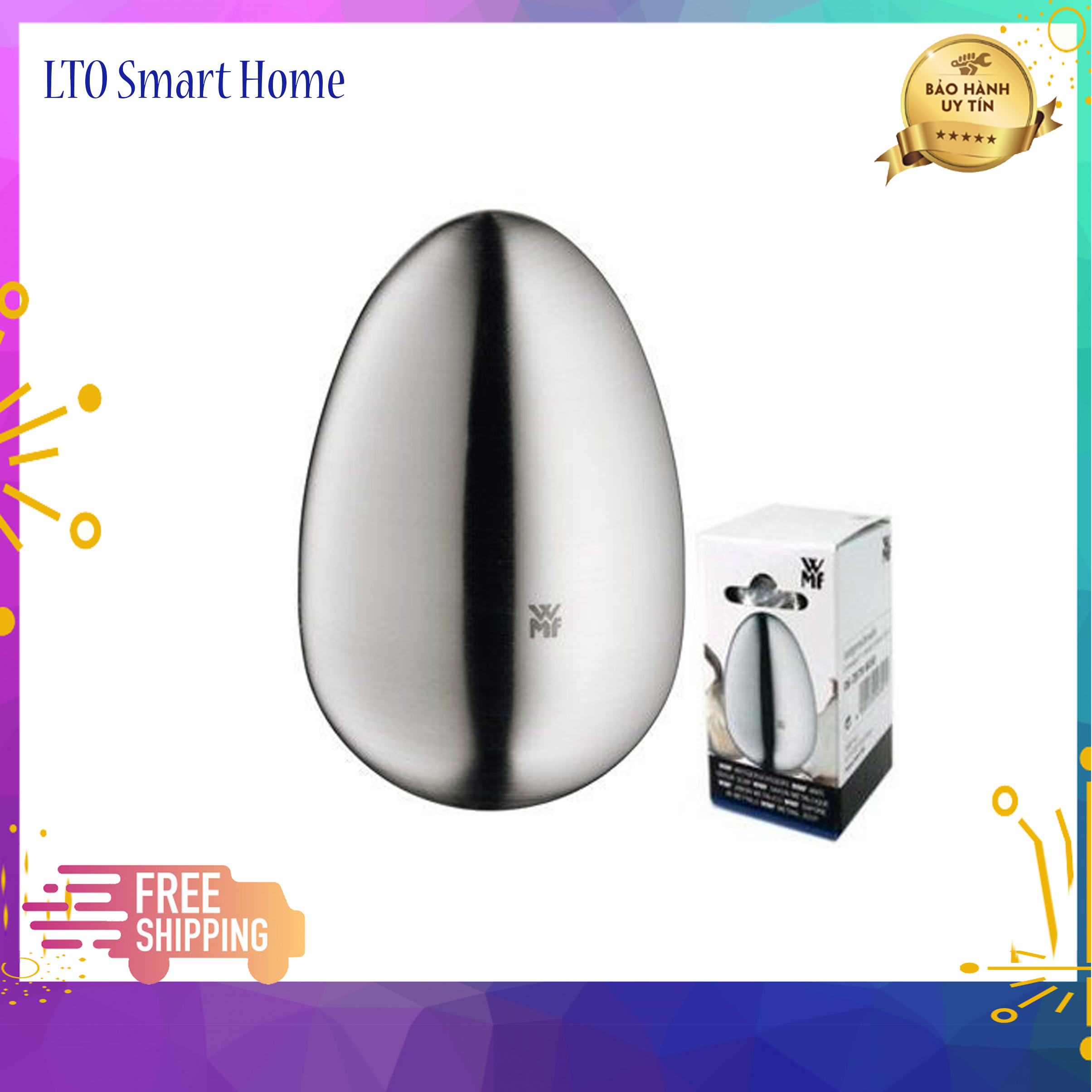 [HÀNG CAO CẤP] Trứng Rửa Tay WMF, LTO Smart Home TRUNGW, Trứng Làm Từ Thép Không Rỉ, Không Xà Phòng Không Độc Hại Chỉ Cần Xoa Trứng Vào Tay Dưới Vòi Nước 30s Là Sạch Hết Mùi.