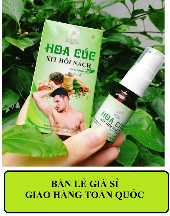 XỊT HÔI NÁCH HOA CÚC 10ML