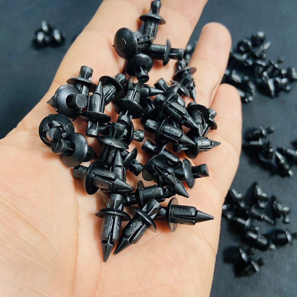 [HCM][10 ỐC NHỰA ] CHỐT ỐC 6LY NHỰA DÀN ÁO XE MÁY CHO DÒNG NHIỀU XE NHẸ BỀN ĐẸP CAO CẤP (MÀU ĐEN)