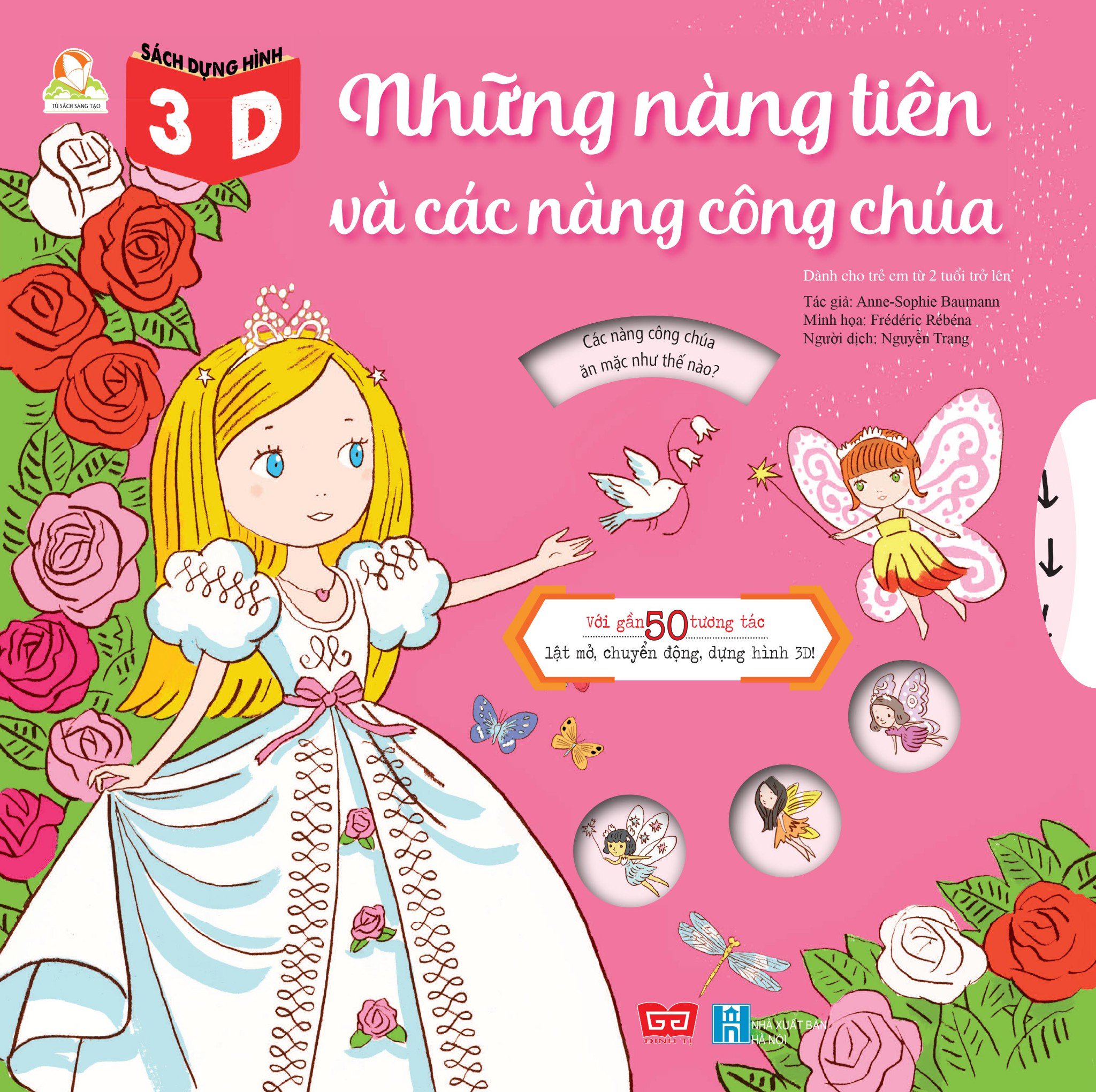 Fahasa - sách dựng hình 3d - những nàng tiên và các nàng công chúa