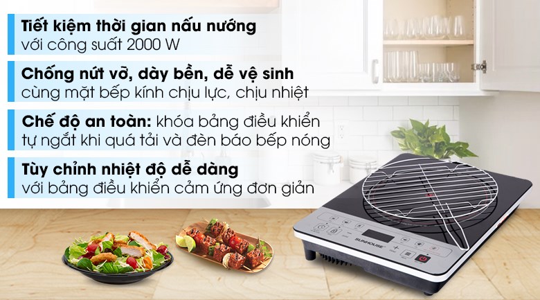 Bếp hồng ngoại sunhouse shd 6005(emc