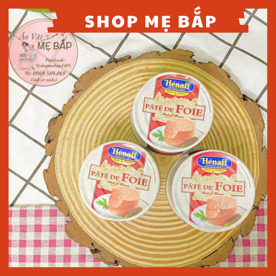 Pate gan heo henaff pháp 130g - shop mẹ bắp