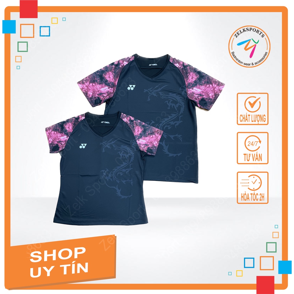 Áo cầu lông yonex 2071 đen