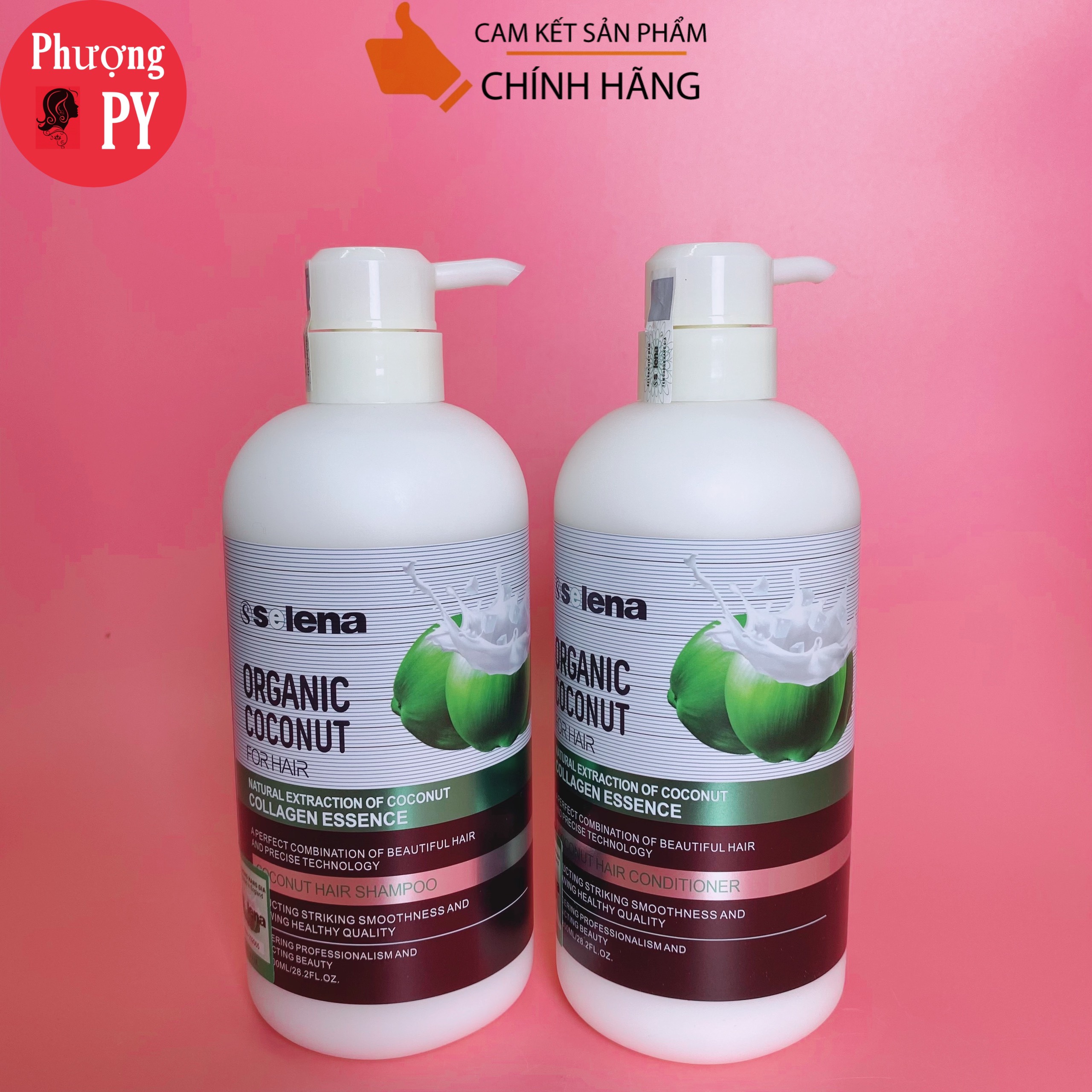 [TEM CHÍNH HÃNG] CẶP DẦU GỘI XẢ HƯƠNG SỮA DỪA SELENA COCONUT 800MLx2 NGĂN NGỪA RỤNG TÓC KÍCH THÍCH MỌC TÓC