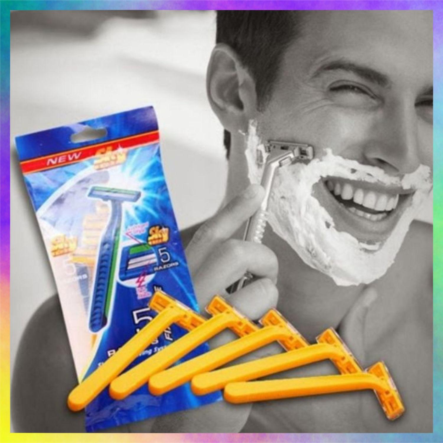 Bịch 5 dao cạo râu lưỡi kép Razor