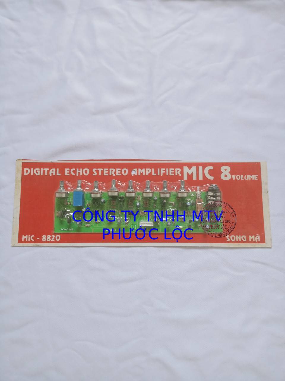 Bo mạch mic amply 8 volume chống hú -8820