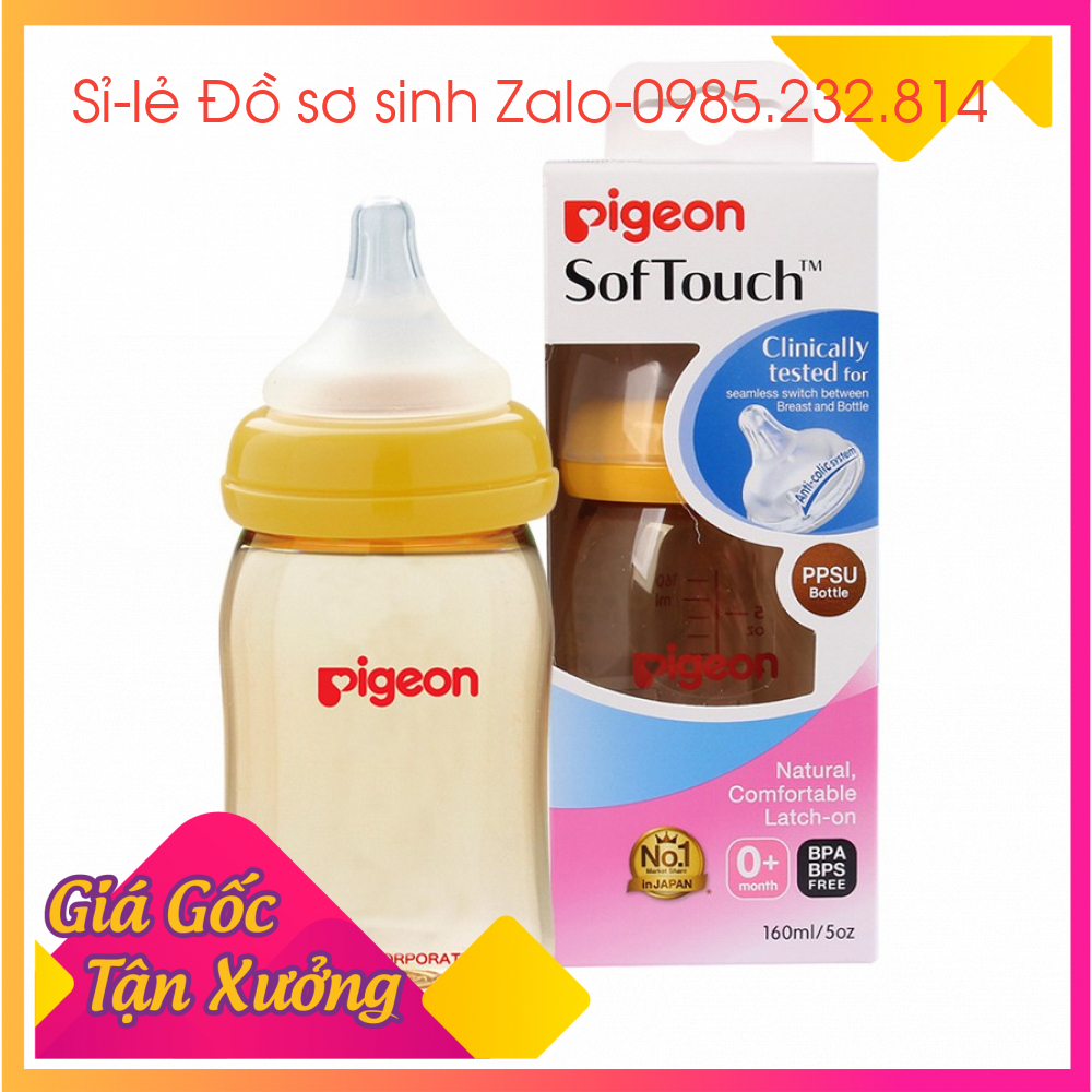 Bình sữa pegion 160ml-trơn