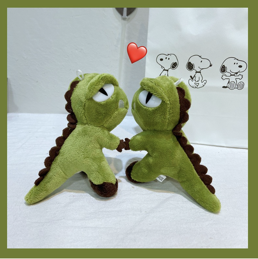 [HCM]Móc khóa treo cặp học sinh hình Ếch xanh chân dài nhồi bông