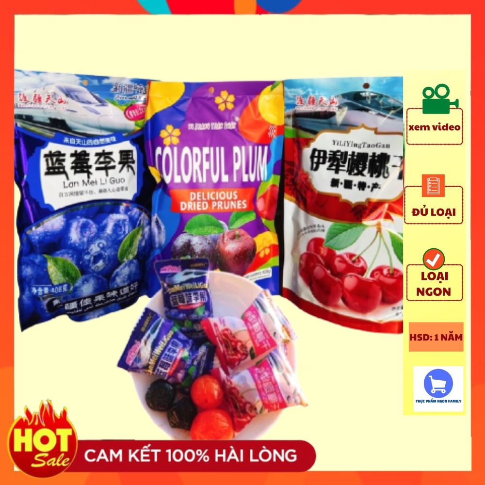 Ô mai việt quất Ô mai cherry