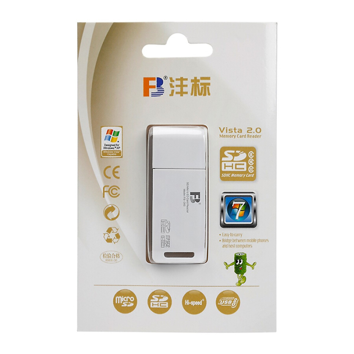 Đầu đọc thẻ nhớ đa năng fb-360 cho micro sd sdhc tf
