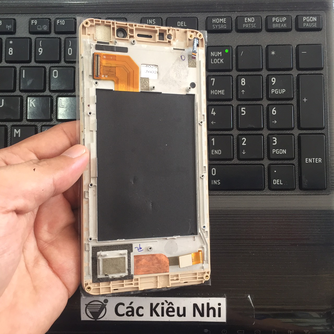Itel S31 Màn hình cảm ứng bộ liền khung zin chính hãng gold