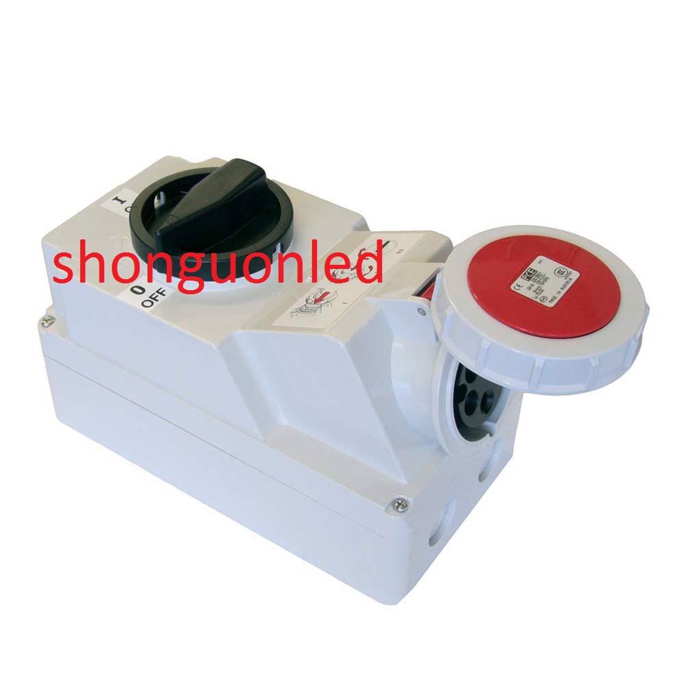 Ổ cắm công nghiệp có công tắc Hiệu Panasonic F75252-6, loại kín nước với khả năng chịu nhiệt cao, chống cháy, chống ăn mòn, chịu lực, ổ cắm âm có nắp được sử dụng nhiều cho các công trình lớn, các nhà máy. Mua giá rẻ tại shopnguonled.