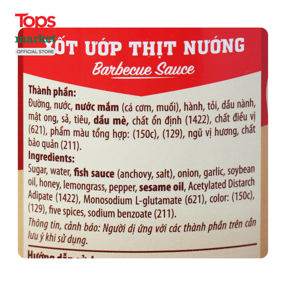 Sốt Ướp Thịt Nướng Cholimex 600G