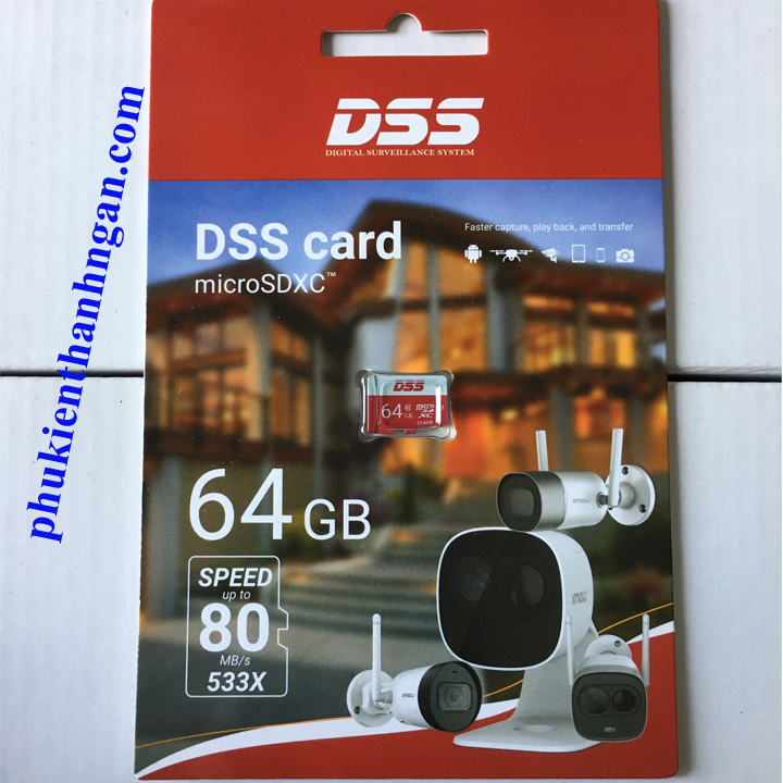 Thẻ nhớ 64g dss chuyên camera - thẻ nhớ cao cấp