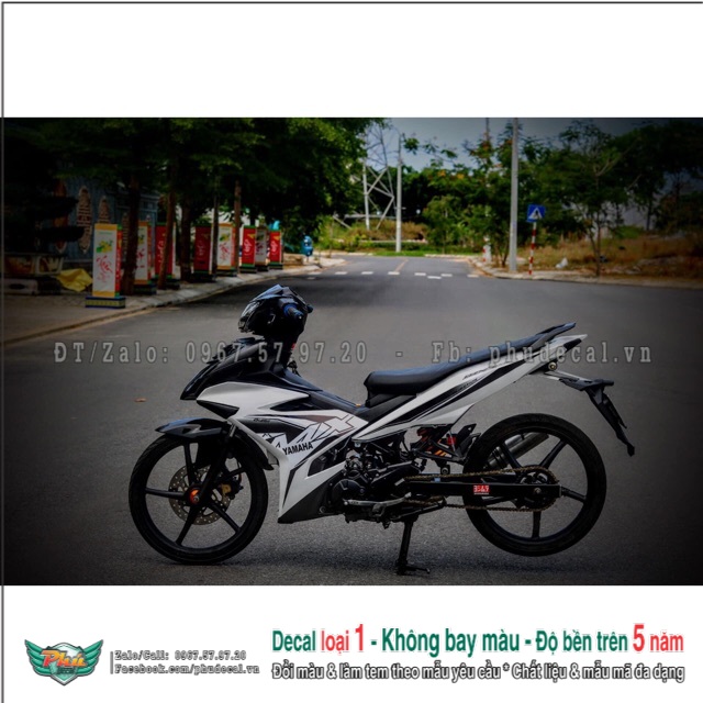 Tem rời ex exciter 150 mx trắng đen bản 2020 hàng loại 1.