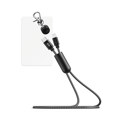 Cáp usb type c to lightning 18w hyperdrive mfi iphone/ipad
