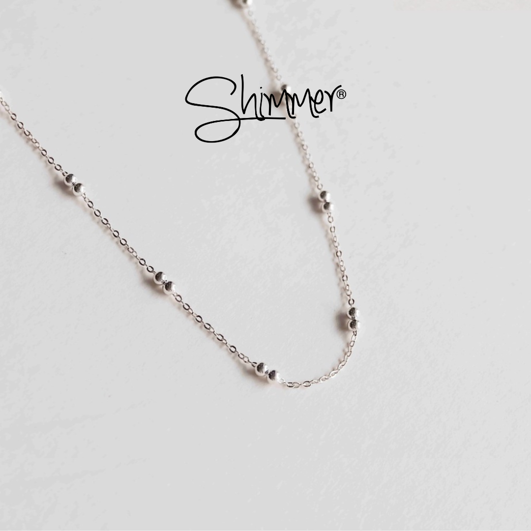Dây chuyền bạc 925 nữ - outlet 71 - shimmer silver - trang sức bạc 925 shimmer silver