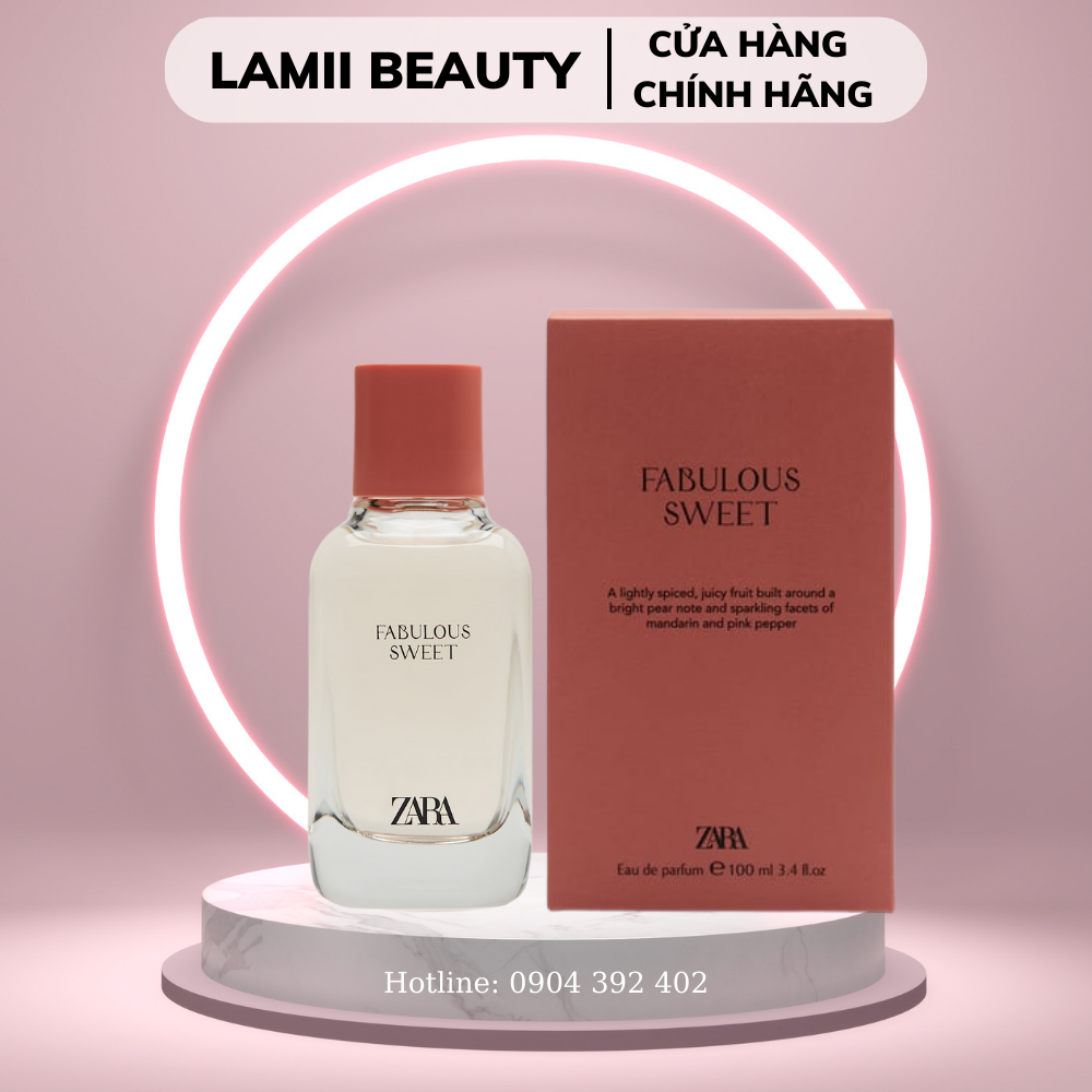 Có bill spain- nước hoa zara fabulous sweet/ white flower posy 90ml chính hãng