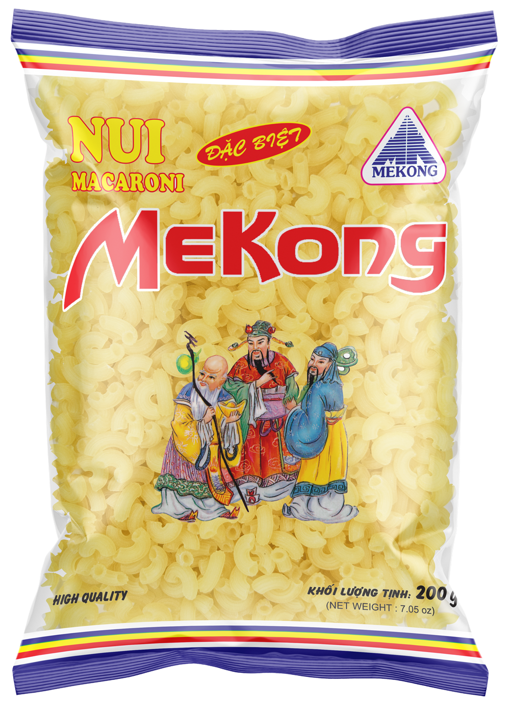 Nui mekong / nui sò ngắn vàng / nui cho bé - gói 400g