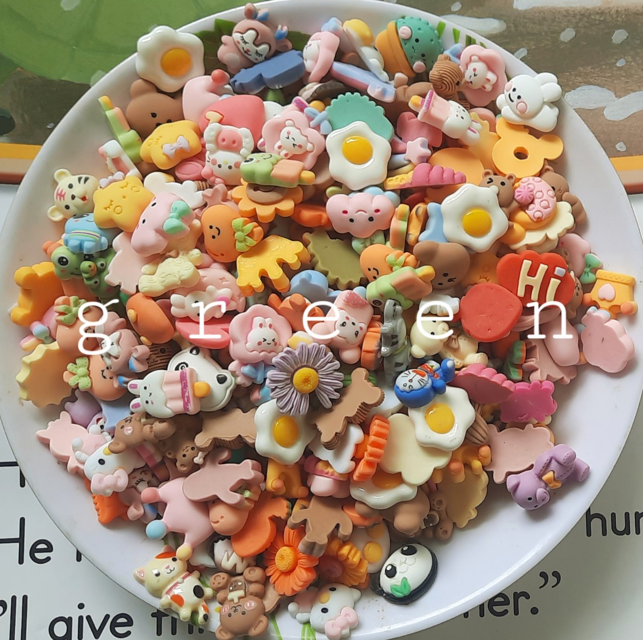 Sỉ 100gram Charm slime Dụng Cụ Charm Trang Trí nhiều hình