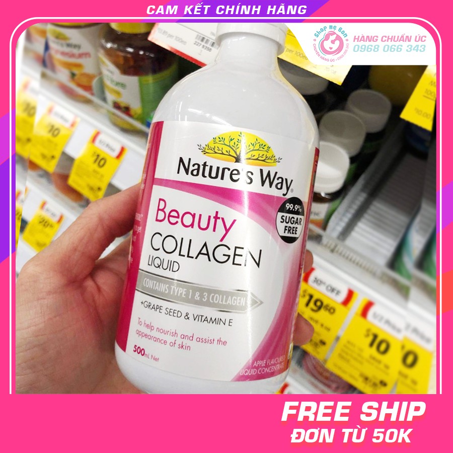 Collagen nước Nature's Way Beauty Collagen Liquid 500ml - Xuất xứ Úc
