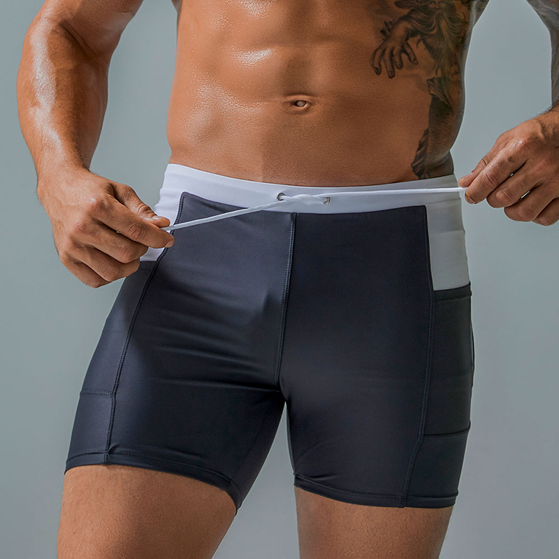 Quần bơi nam lửng form dài giữ đùi, đồ bơi nam boxer thiết kế trẻ trung, quần đi biển QBL0011