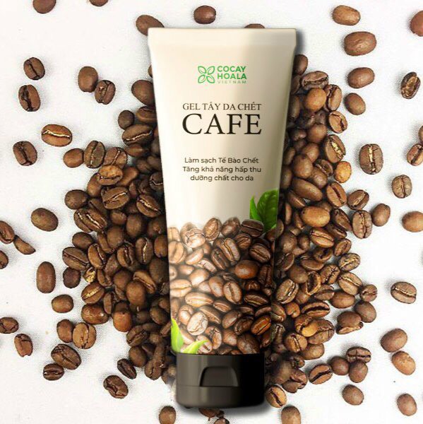 Gel tẩy da chết cafe fiusp sạch sang mịn da