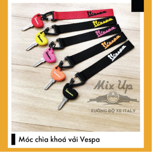 MÓC CHÌA KHÓA VẢI VESPA NHẬP KHẨU ĐÀI LOAN