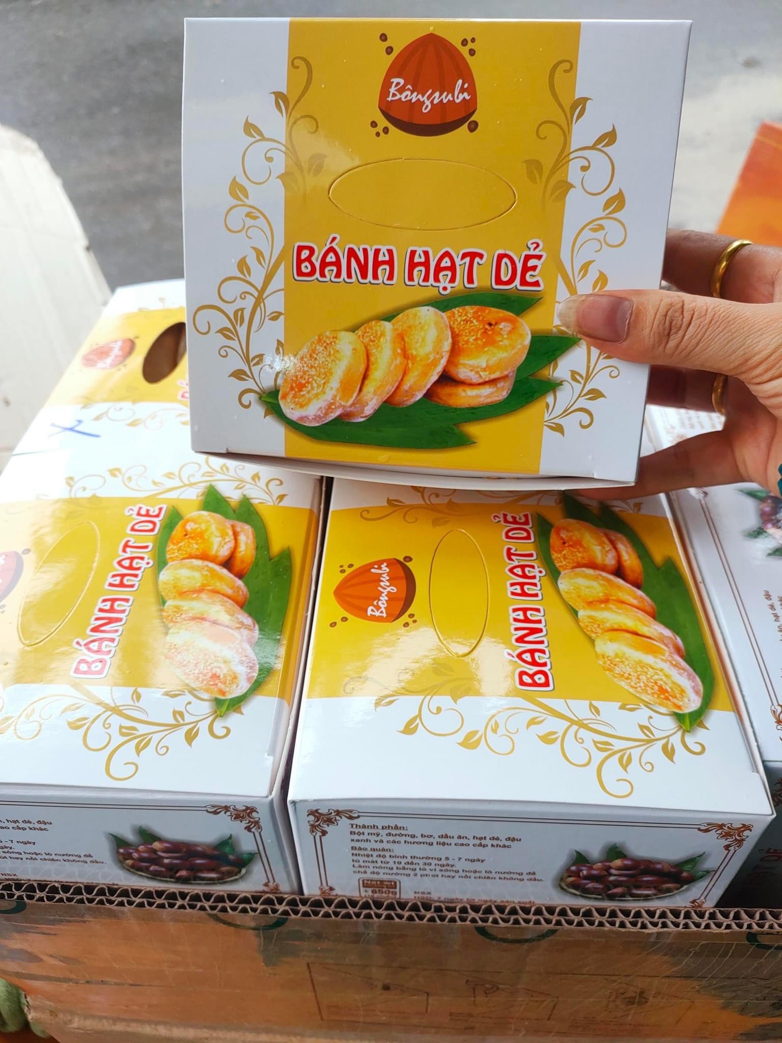 BÁNH HẠT DẺ BONGSUBI đặc sản SAPA Lào Cai hộp 10 cái đã hút chân không