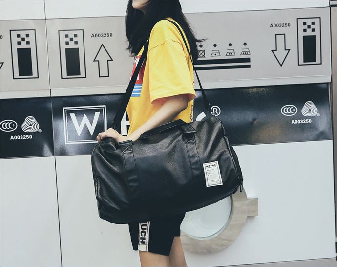 Túi xách du lịch da cỡ lớn cao cấp có ngăn đựng giày riêng bobag, chất da chống thấm nước ,túi đeo chéo nam nữ