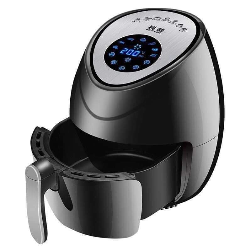 Nồi chiên không dầu keshuai af602 1500w dung tích 5l điều khiển cảm ứng